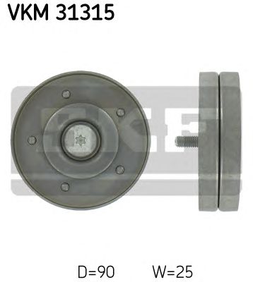 VKM 31315 SKF Обводний ролик1